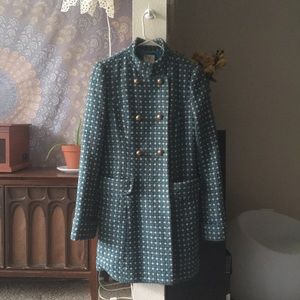 Tulle brand from Francesca’s military peacoat